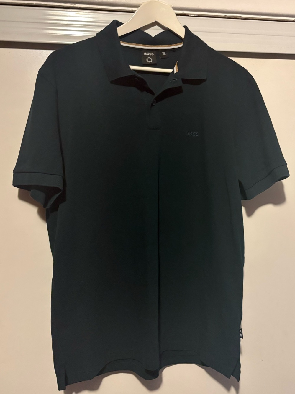 BOSS Men's Deep Teal Polo Shirt
